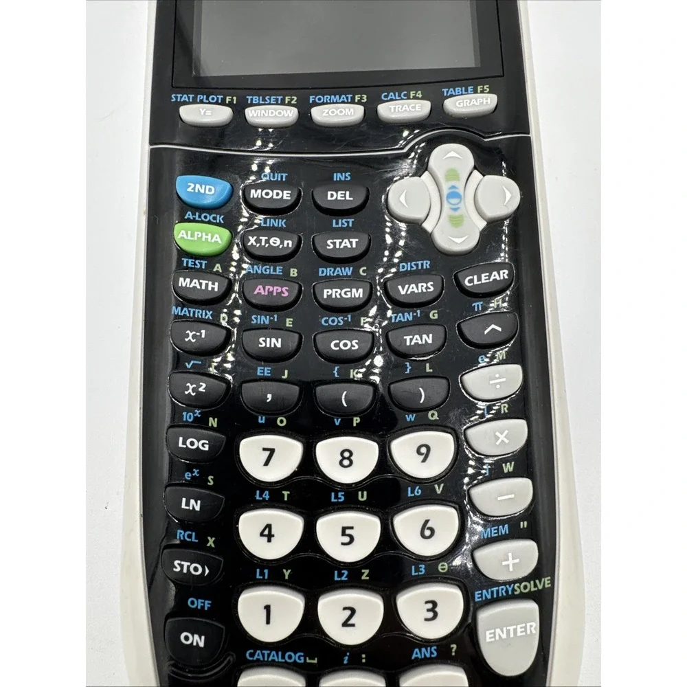 TI-84 Plus C Silver Edition Graphing Calculator new battery,‎ works well